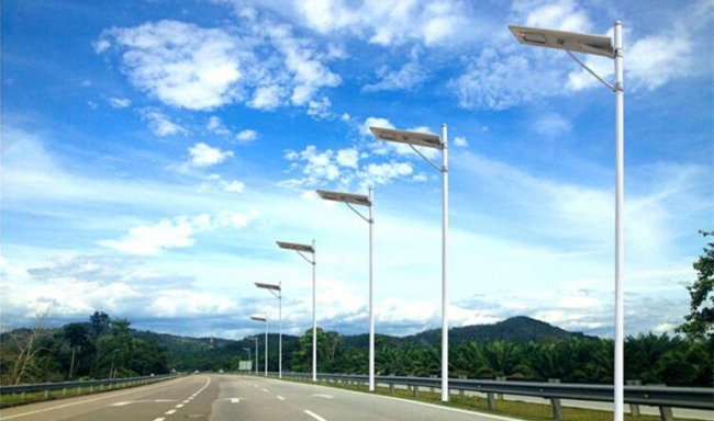 Integrated solar street lamp detailed installation process