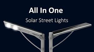 All-in-One Solar LED Street Lighting install in 8 meters high pole
