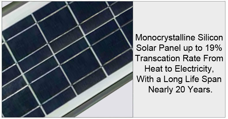 integrated solar power led street lights