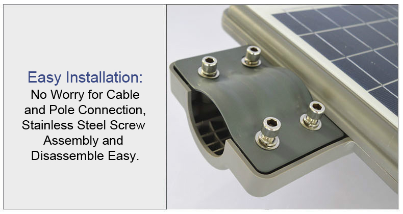 integrated solar power led street lights