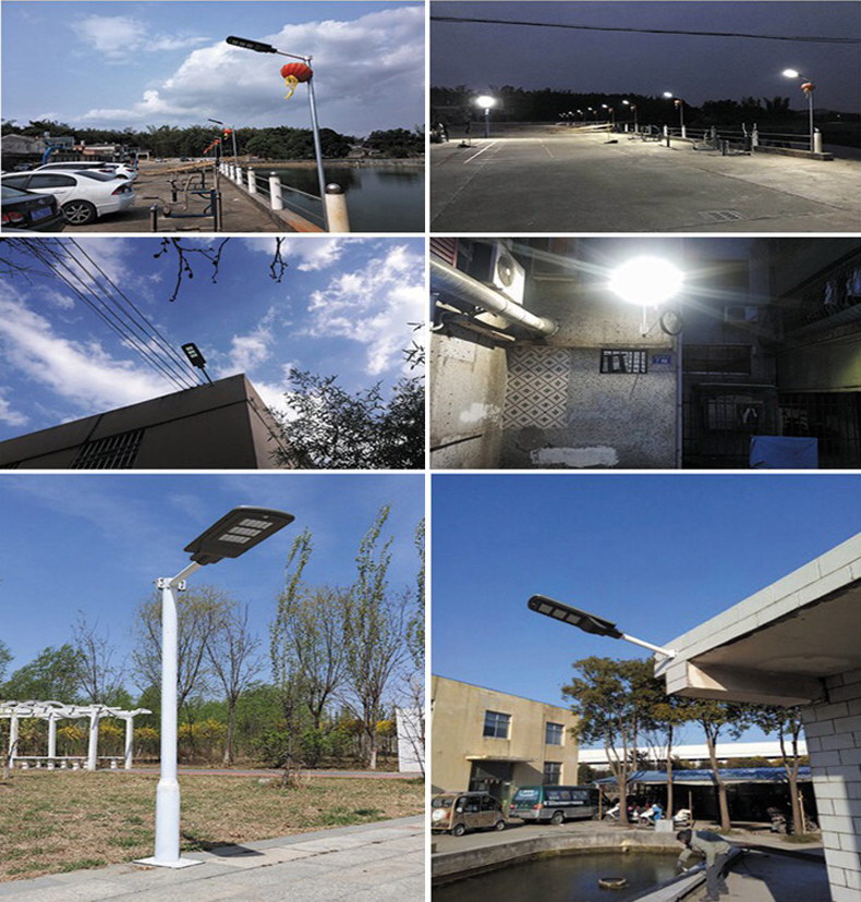 integrated solar power led street lights