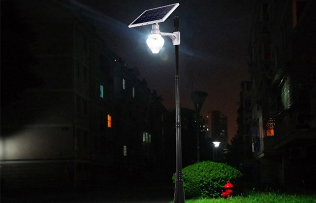 Integrated Solar Garden Lights Outside