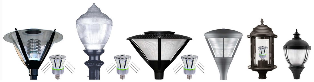 LED Post Top Corn Bulbs