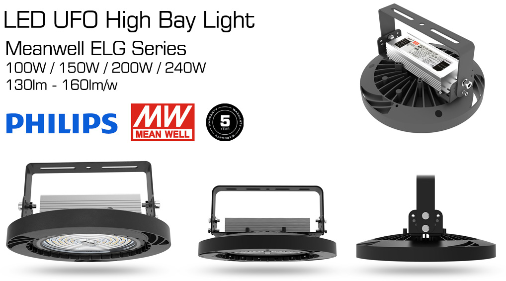 UFO LED High Bay Light Meanwell ELG Series