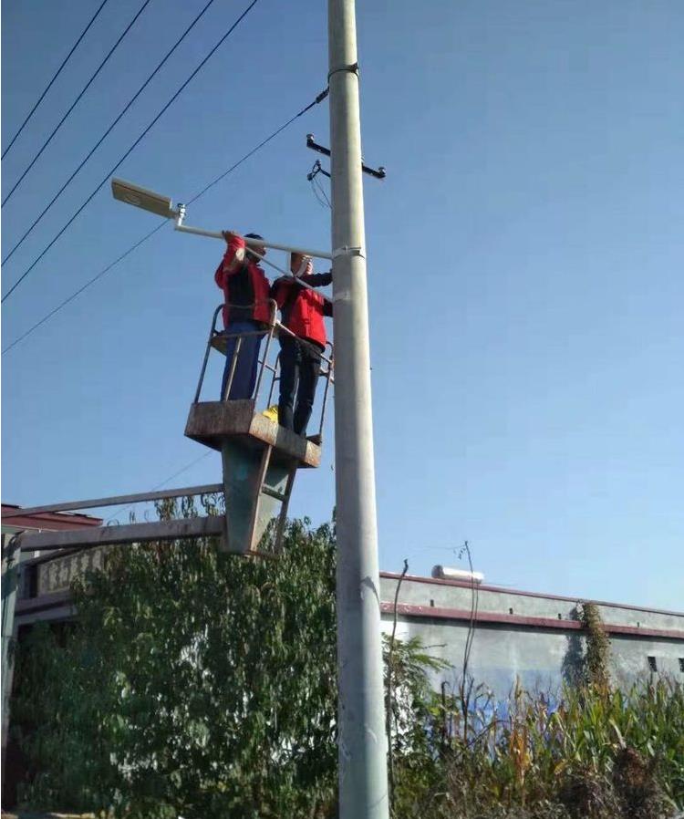 Integrated solar street lamp detailed installation process