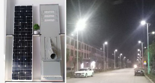 Integrated solar street lamp detailed installation process