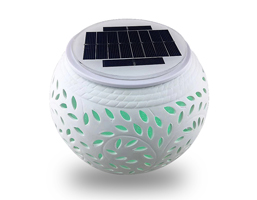 RGB Solar Ceramic Lamp