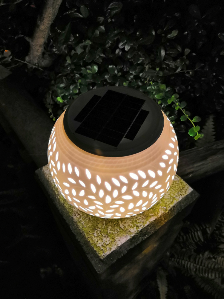 Ceramic Solar Garden Lighting