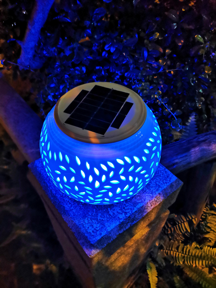 Ceramic Solar Garden Lighting