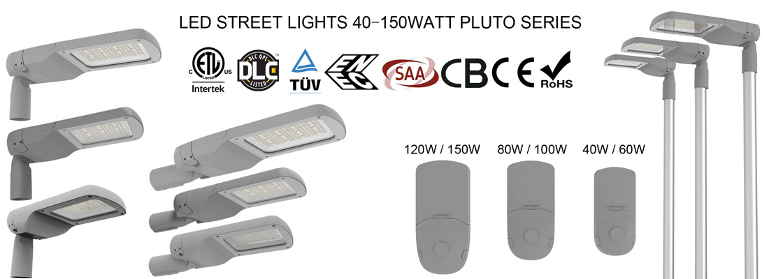 LED Street Lights 40-150Watt Pluto Series