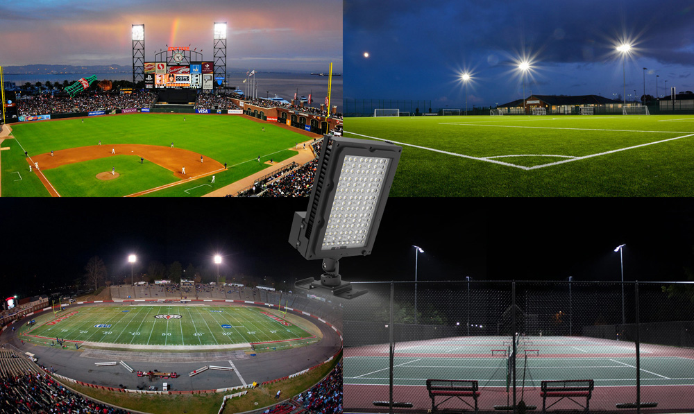 240W 300W LED Stadium Light Fixtures Applications