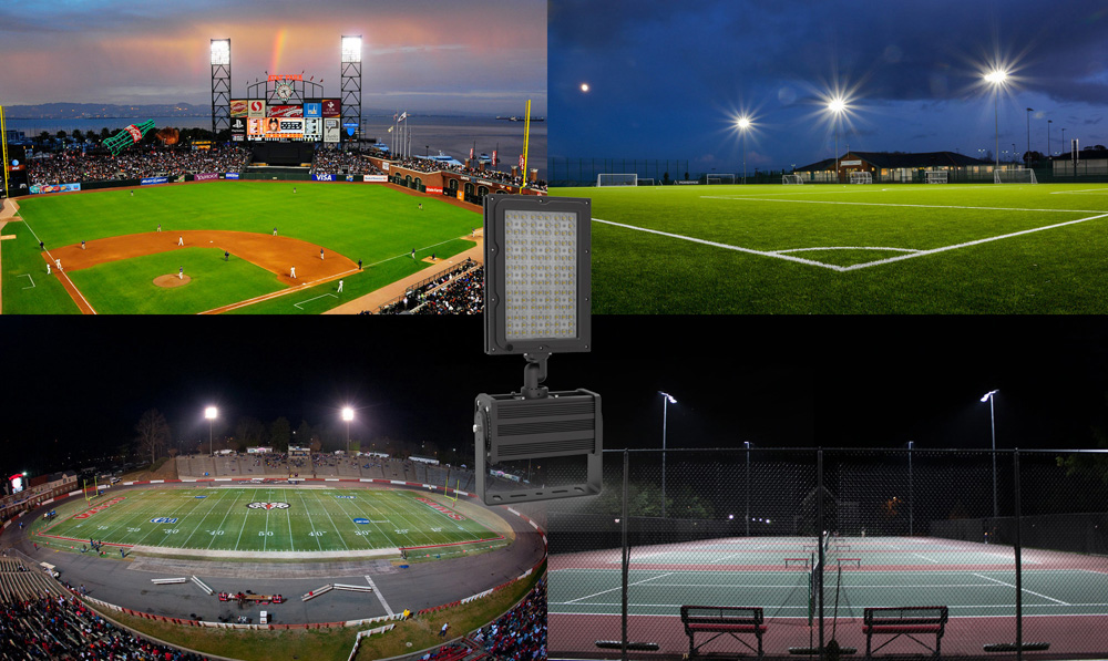 240W 300W LED Stadium Light Fixtures Applications