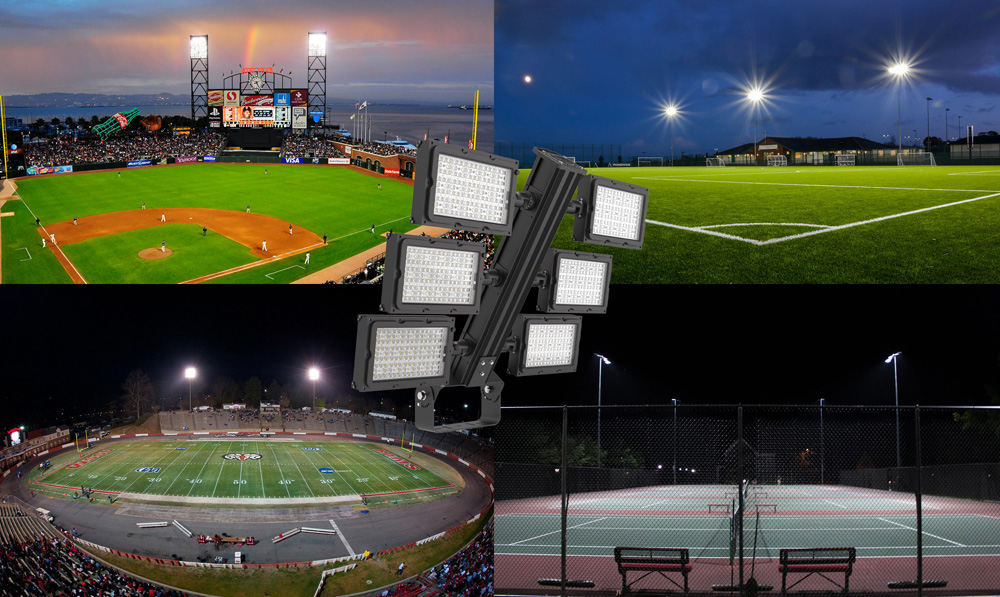 1440W 1800W LED Stadium Light Fixtures Applications