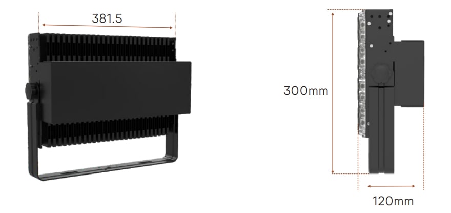 240W LED High Mast Lights Dragon-Max Series