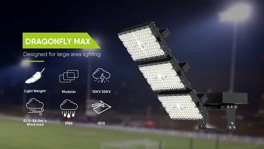 720W 900W LED High Mast Lights Dragon-Max Series