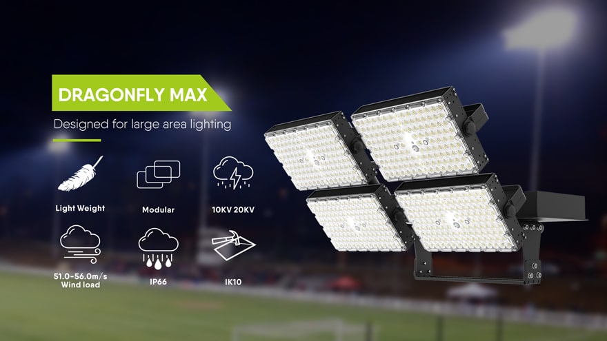 960W LED High Mast Lights Dragon-Max Series