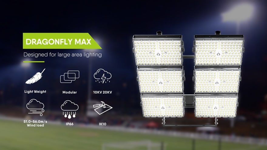 1800W LED High Mast Lights Dragon-Max Series