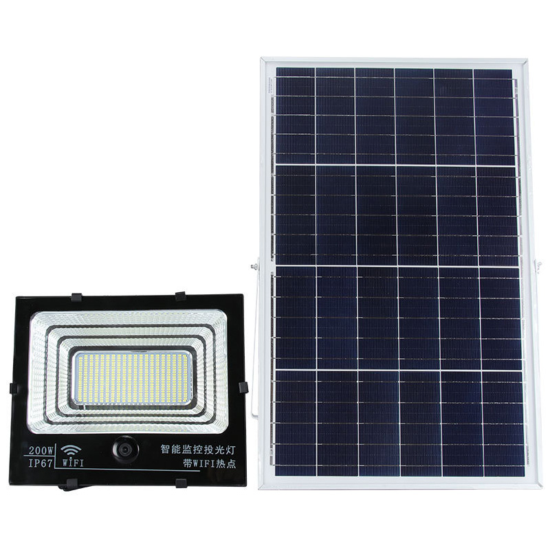 Solar Camera Security Flood Light